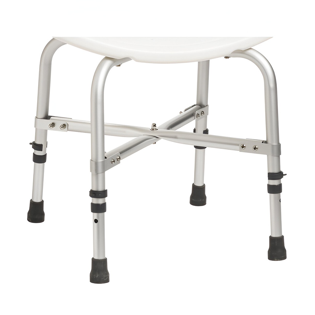 Silla de baño con respaldo bariátrica