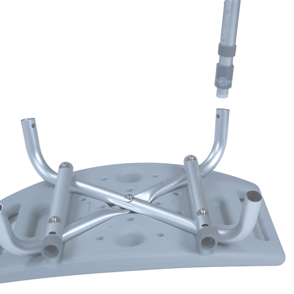 Silla de baño con respaldo